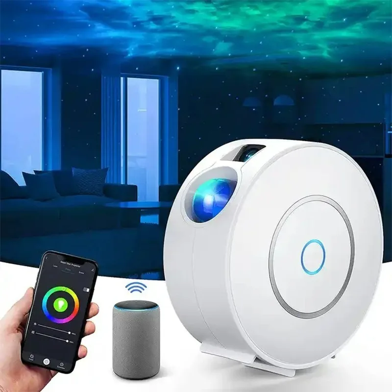 Smart WIFI Starry Sky Projection Light APP Control USB Plug in Starry Sky Atmosphere Light Decoration Bedroom Children\'s Gift