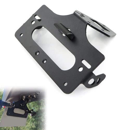 Ajuste para Triumph Street Triple RS/R/S 765 675 R/RX Daytona 675 Moto2 ™   Soporte para matrícula, kit eliminador de guardabarros limpio trasero