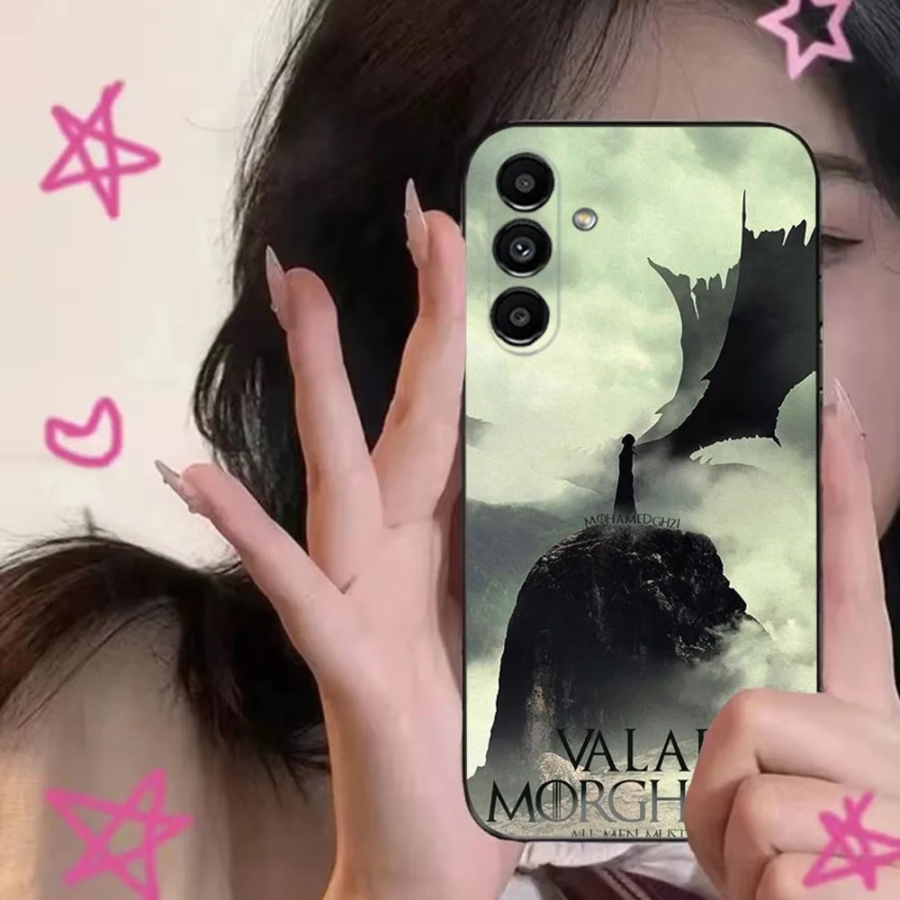 Valar Morghulis Phone Case For Samsung S24,S21,S22,S23,S30,Ultra,S20,Plus,Fe,Lite,Note,10,9,5G Black Soft Cover