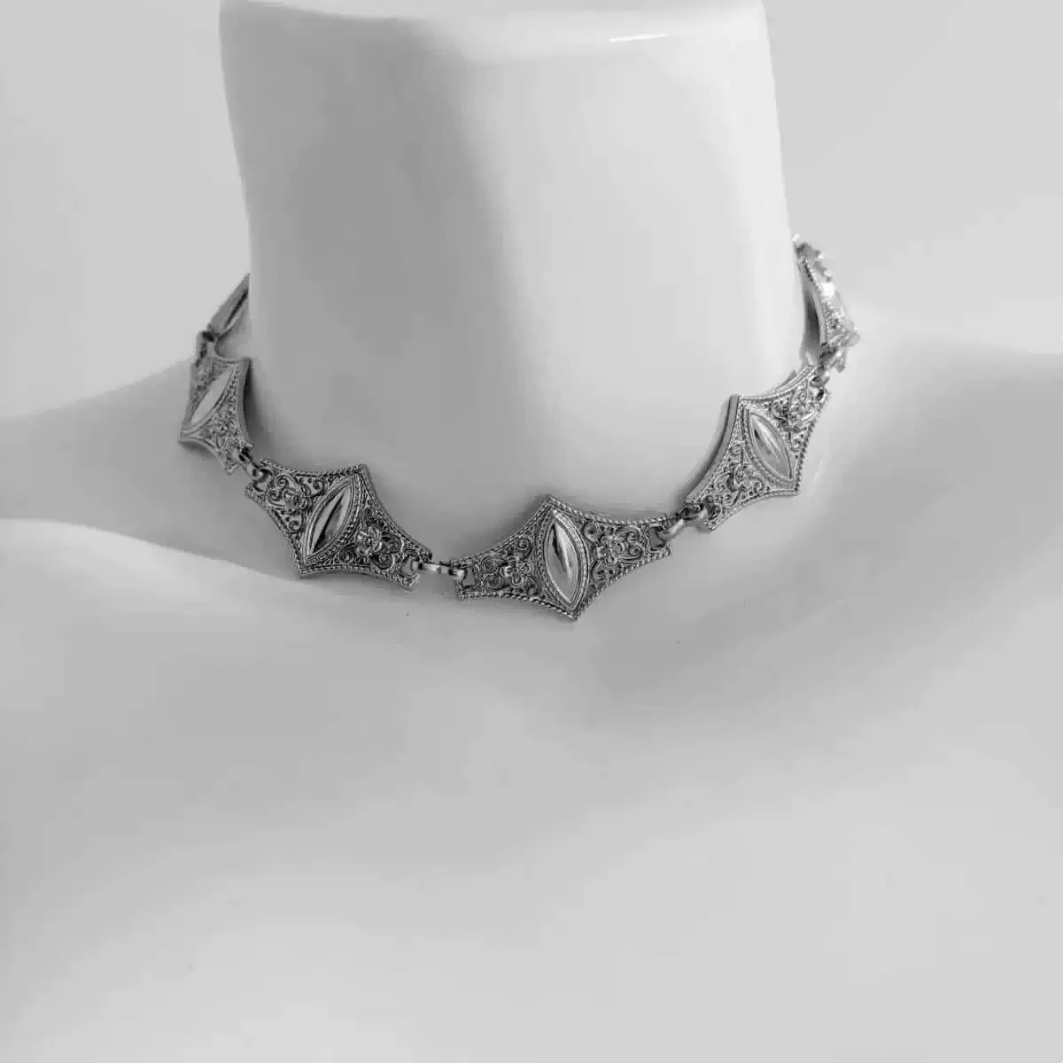 Vintage Punk Metall Silberfarbene Halskette mit Anhänger für Damen und Herren, Hip-Hop-Rock-Schmuck, Y2K Grunge Goth Halsaccessoires