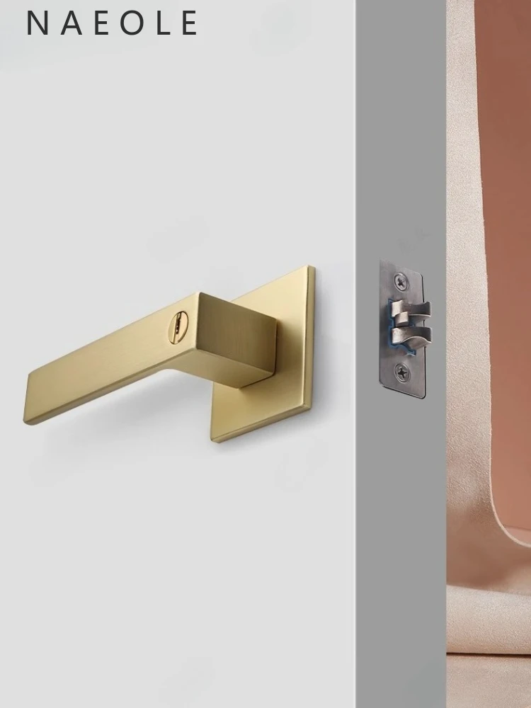 black-door-handle-door-handle-lock-square-channel-privacy-mask-interior-bedroom-room-bathroom-three-bar-spherical-lock-home-lock