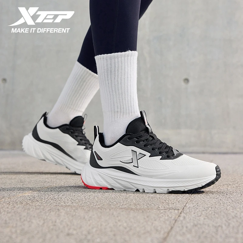 Xtep Cotton Shoes For Men 2025 Winter New Strong Wrapping Comfortable Lace Up Soft Lightweight Durability Sneakers 875419370017