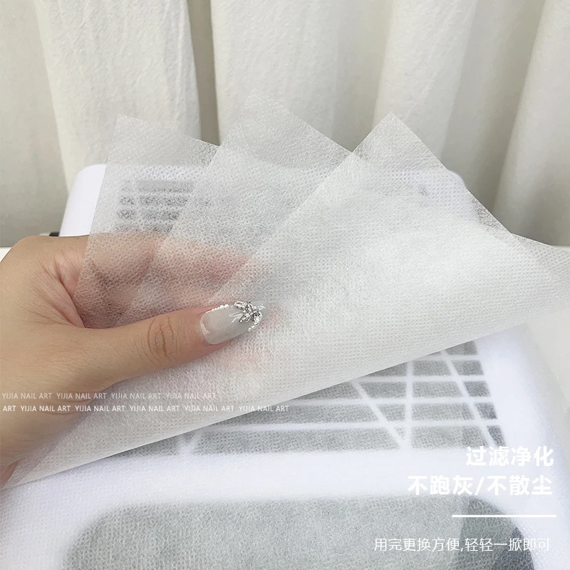 

100pcs Nail Art Dust Collector Filter Paper Manicure Machine Accessories Dustproof Replace Nail Art Vacuum Cleaner Filter Paper