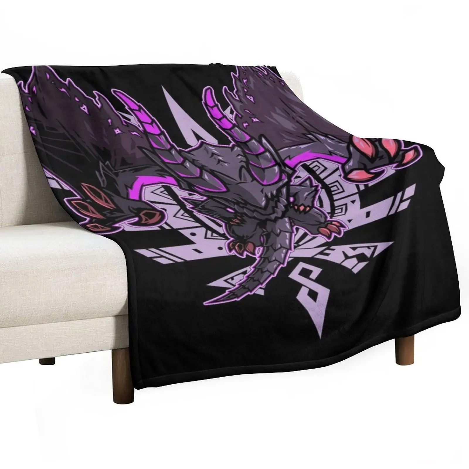 

Gore Magala Monster Hunter Throw Blanket Single Moving decorative Travel Blankets