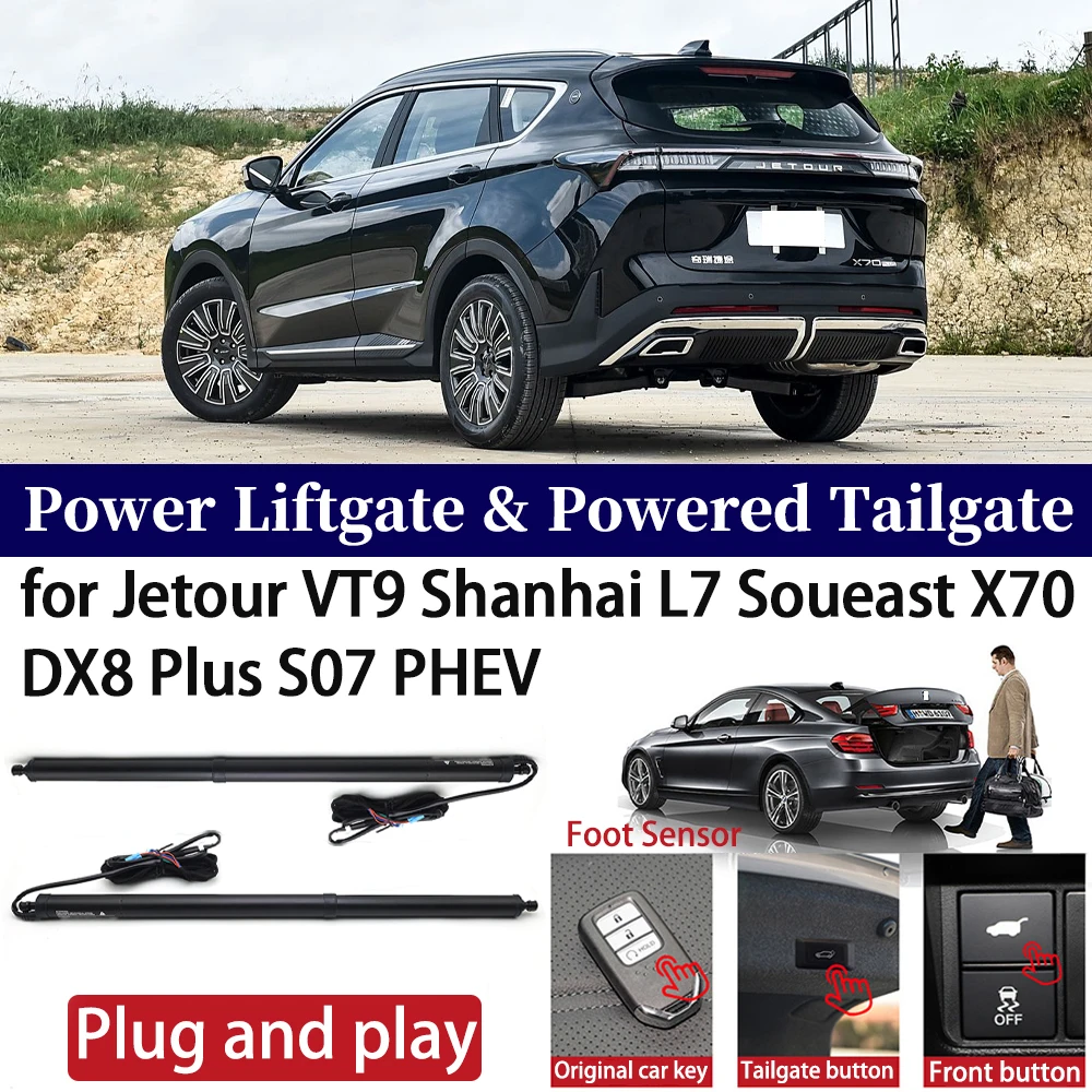 

for Jetour VT9 Shanhai L7 Soueast X70 DX8 Plus S07 PHEV Car Electric Tailgate Kit Automatic Boot Lift Power Liftgate System