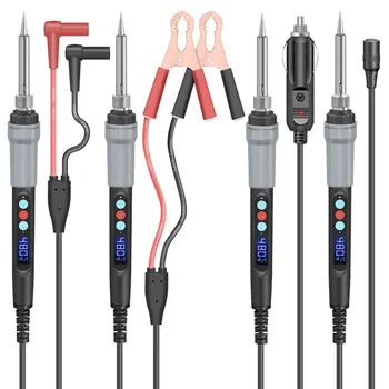 DC 12V elektryczna akumulator samochodowy lutownica niskonapięciowy zacisk krokodylkowy 12V-24V lutownica samochodowa przenośne narzędzie do naprawy spawania