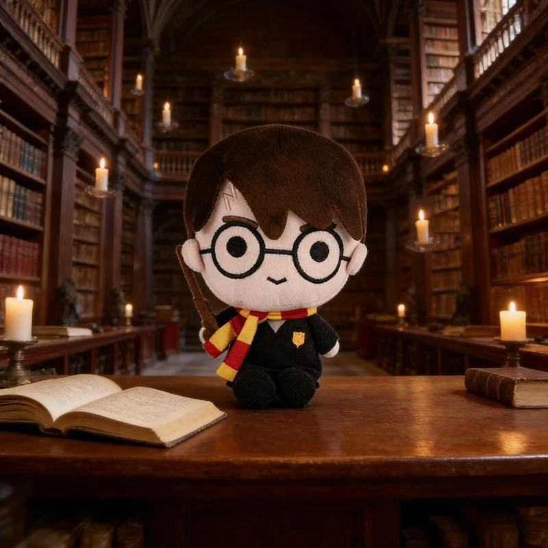 

Genuine HUGKIS Harry Potter Plush Doll, 20cm Cute Plush Figure, Classic Movie Collectible, Home Decoration & Gift for Fans