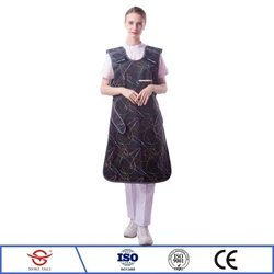 X-ray gamma ray protective 0.35/0.5mmpb sleeveless lead apron radioactive workshops ionizing radiation protection lead overcoat