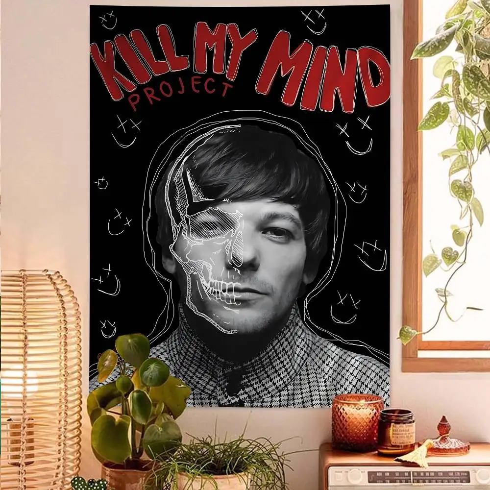 L-Louis Hot Singer T-Tomlinsons Hippie Wall Hanging Tapestries Bohemian Wall Tapestries Mandala INS Home Decor