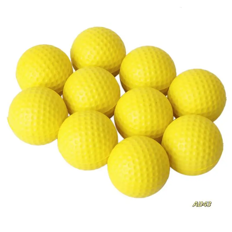 

200Pcs Yellow Soft Elastic Indoor Practice PU Golf Ball
