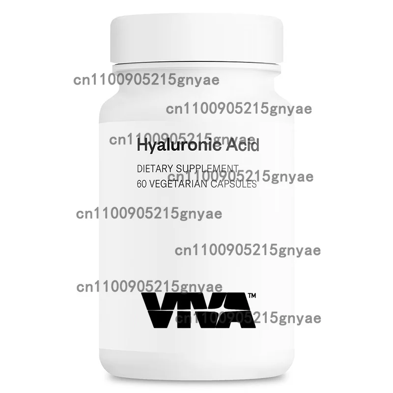 Cápsulas de Ácido Hialurónico de Hongo Tremella Fuciformis Puro con Vitamina C e Hibisco, Suplemento de Belleza para Piel y Uñas