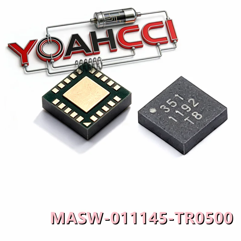 MASW-011145-TR0500 (1piece) QFN-20(3x3) 4W Ka-band Absorptive SPDT Switch 27 - 31 GHz ,Original In Stock