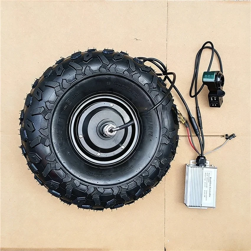 Kit  controlador  enchufe impermeable para Motor  cubo  rueda sin escobillas, neumático  14,5 pulgadas, 350W, para veh