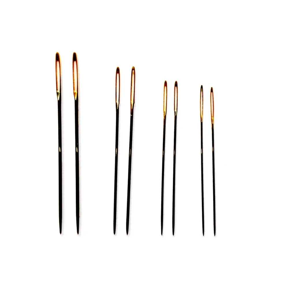 oneroom  10 pcs / lot #26 #24 #22 # 28 golden tail Needles for aida 9ct 11ct 14ct 18ct fabric cross stitch blunt embroider - Image 2
