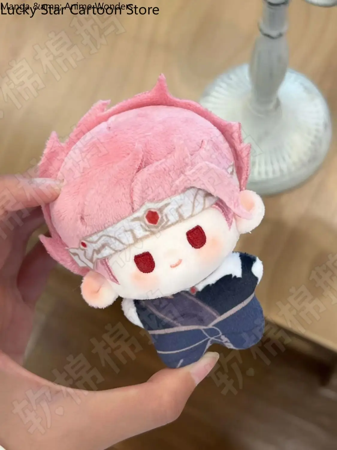 10 سنتيمتر أنيمي مو لي وو ShenLing Kawaii تأثيري لينة الجسم هدية عيد ميلاد الكرتون شخصيات صغيرة قلادة جمع المفاتيح هالوين