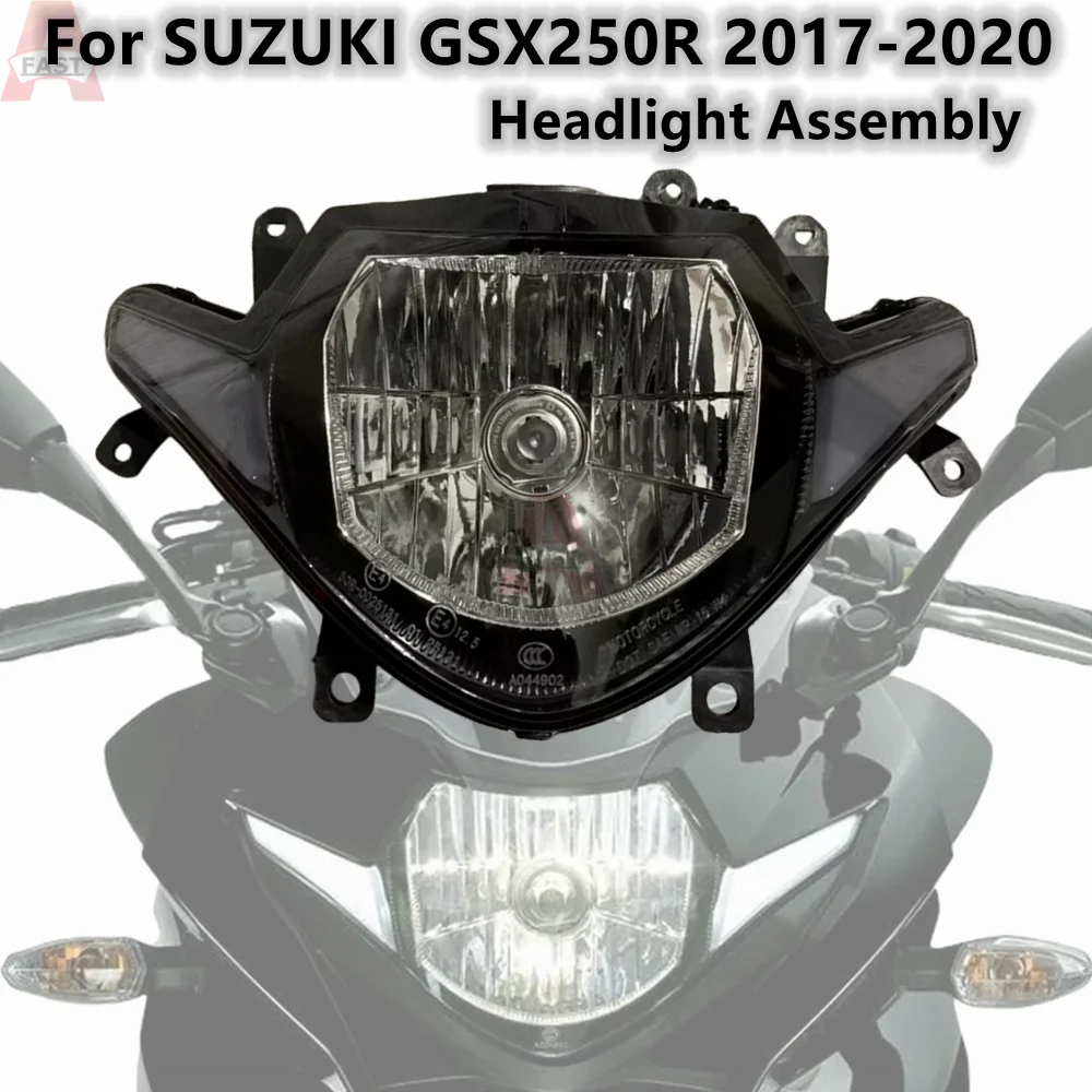 Fit for Suzuki 2017 - 2020 GSX250R GSXR250 Motorcycle Headlight Assembly Headlamp GSX 250R GSXR 250 2017 2018 2019 2020
