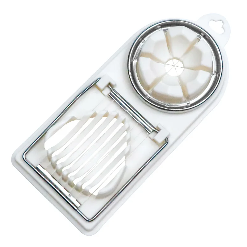 Japanese multi-functional egg cutter fancy cutting and separating egg device 2-in-1 egg cutter.