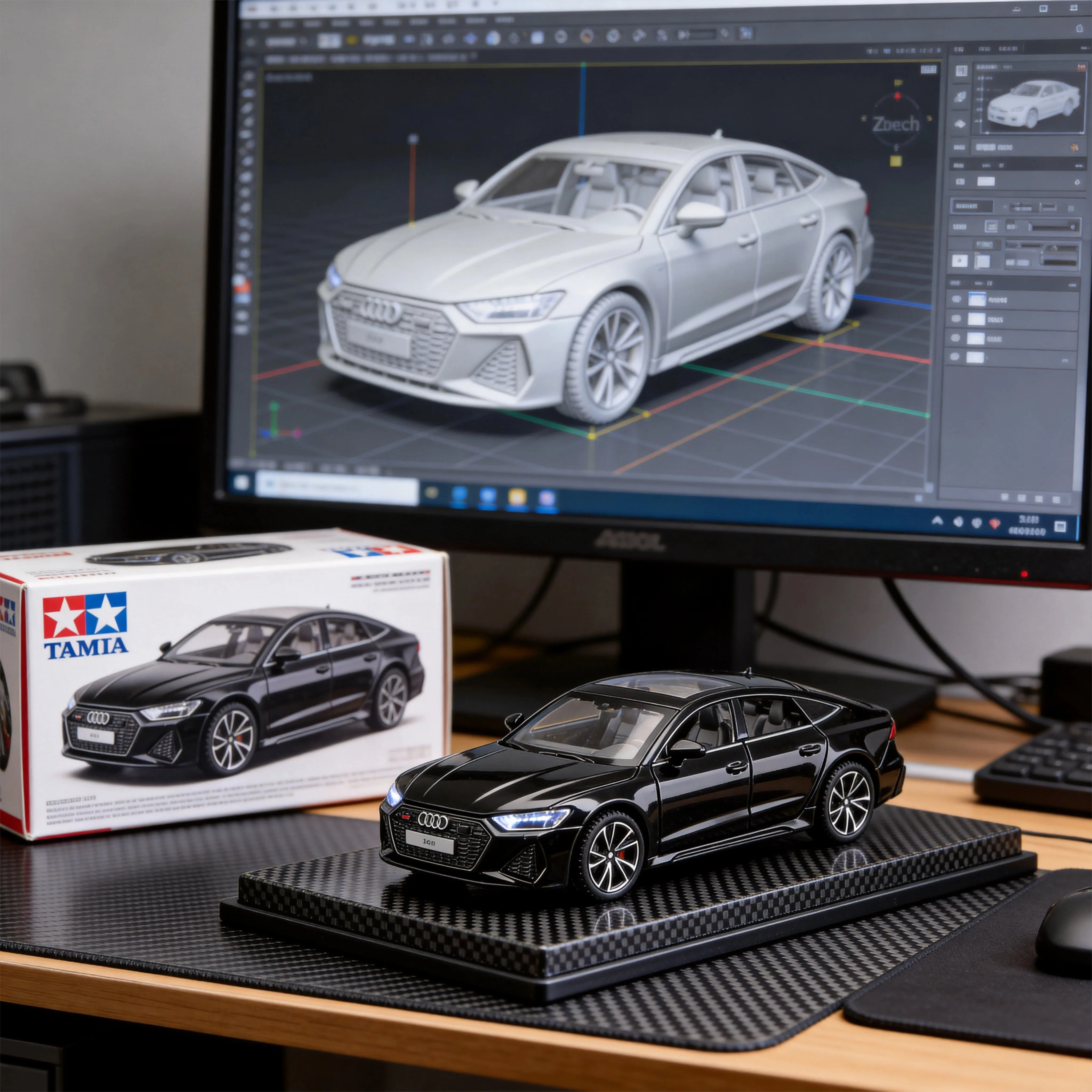 

1:32 AUDI RS7 Sports Car Alloy Diecast Metal Model Children's Educational And Toys Kid Gift Display Simulation Ornaments Collect