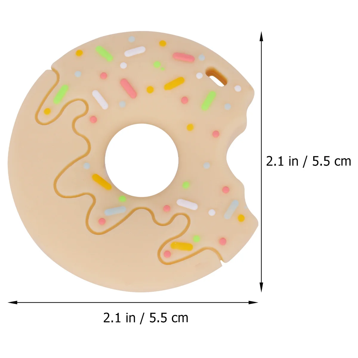

1 шт. 3D пончик силиконовый детский прорезыватель мягкая текстурированная поверхность жевательный прибор для младенцев молярный тренажер для прорезывания зубов детский прорезыватель