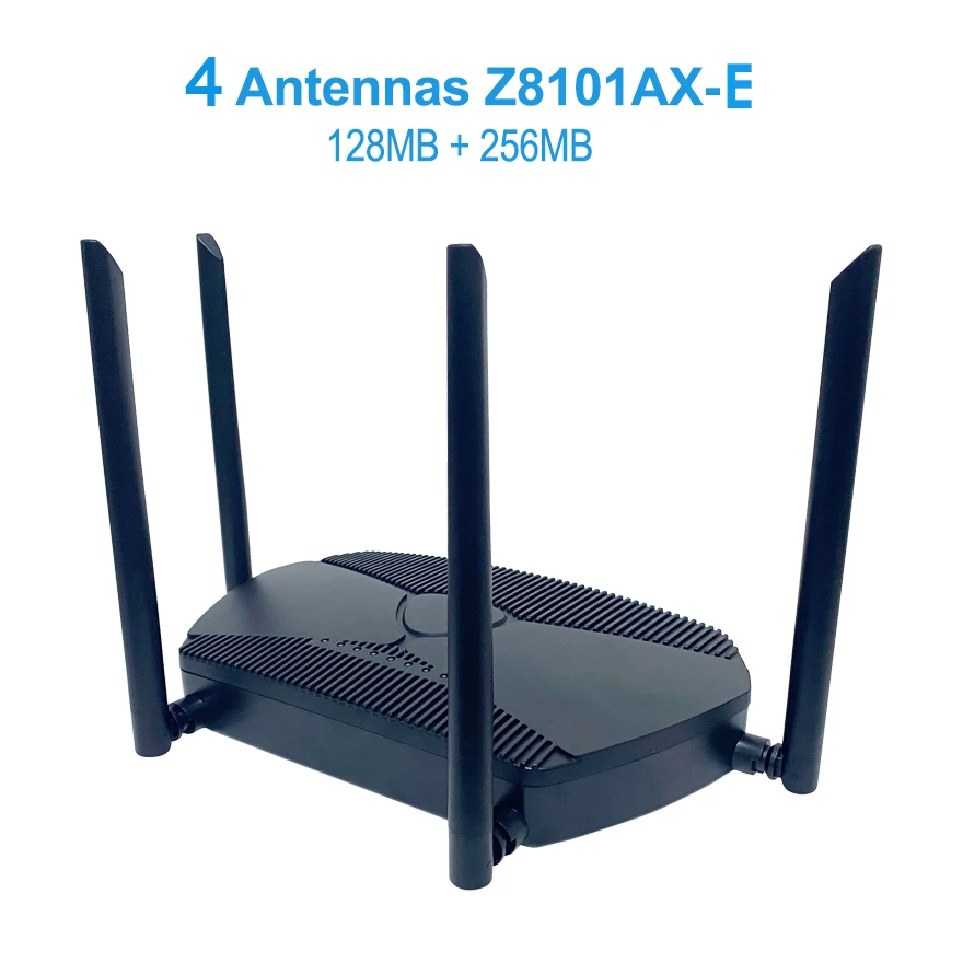 Gigabit WiFi Router Openwrt 3000Mbps WIFI6 5.8Ghz for Home 128 User 128MB Flash 256MB RAM 4*LAN Hotspot 4T4R MU-MIMO Antenna