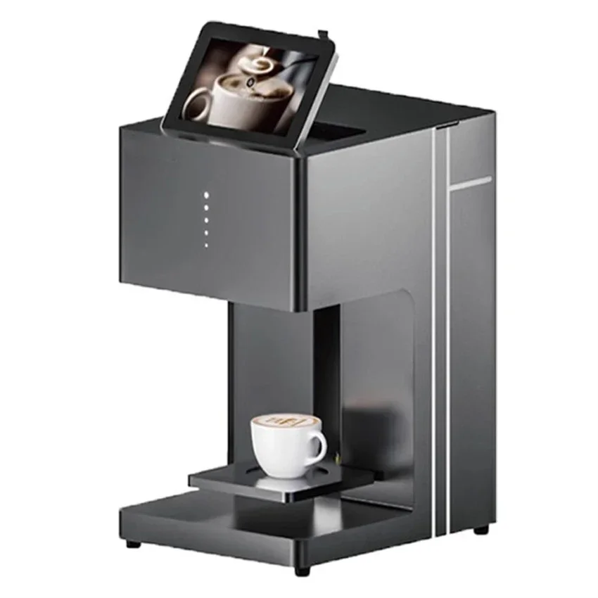 For 3D Latte Art Coffee Printer Machine Automatic Beverages Food Selfie With WIFI Connection Printing Edible Color