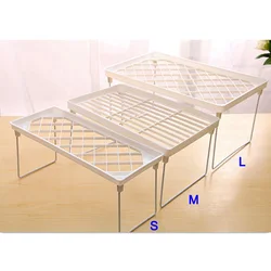 1Pcs Folding Shelf Storage Rack Kitchen Bathroom Folding Cabinet Storage Rack Kitchen Novelty Accessories Item Organizer