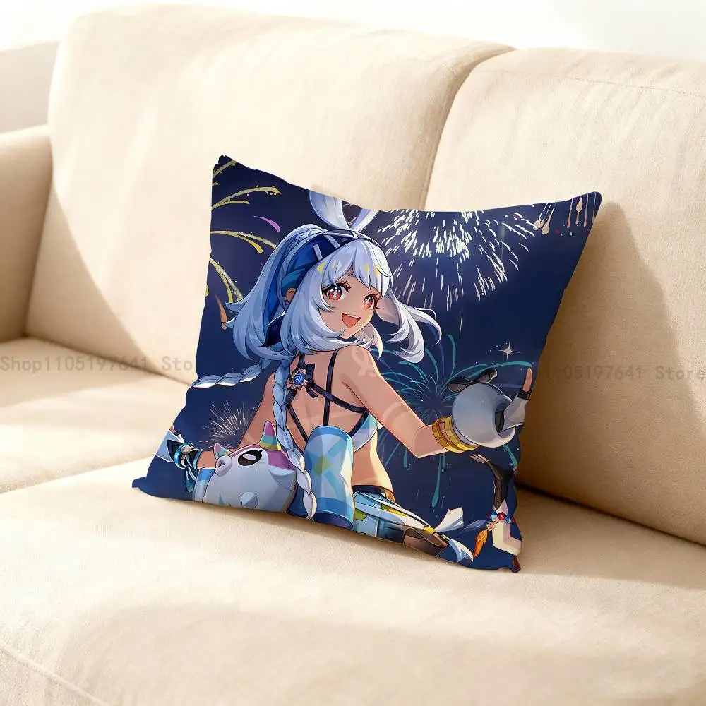 

Kinich Mualani G-Genshin Impacts Anime Celebrity Merchandise All-Match Pillow Case Sofa Car Office Room Decoration Protector