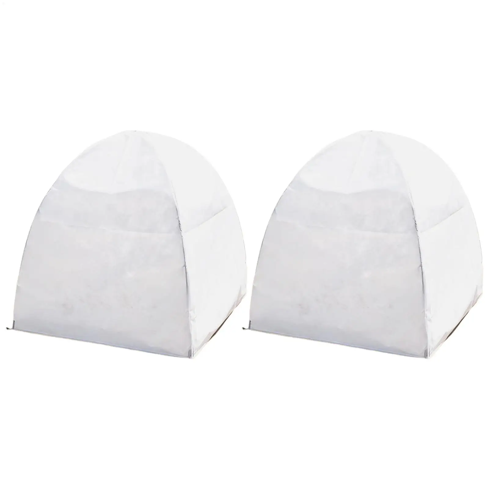 

Frost Blankets For Outdoor Plants 2 Pieces Breathable Tent 22x22in Breathable Cold Weather Plant Covers Outdoor For Shrubs Fruit
