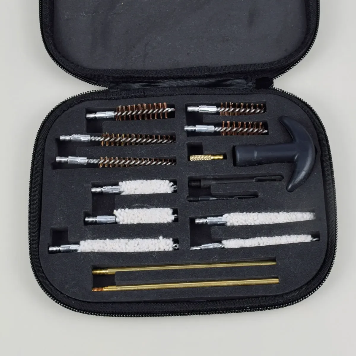 Tactical Gun Barrel Cleaning Kit for Rifle Handgun Brush Tool Cleaning Set .22/.38/9mm/.40/.45 Caliber Hunting Tool 16pcs/27pcs