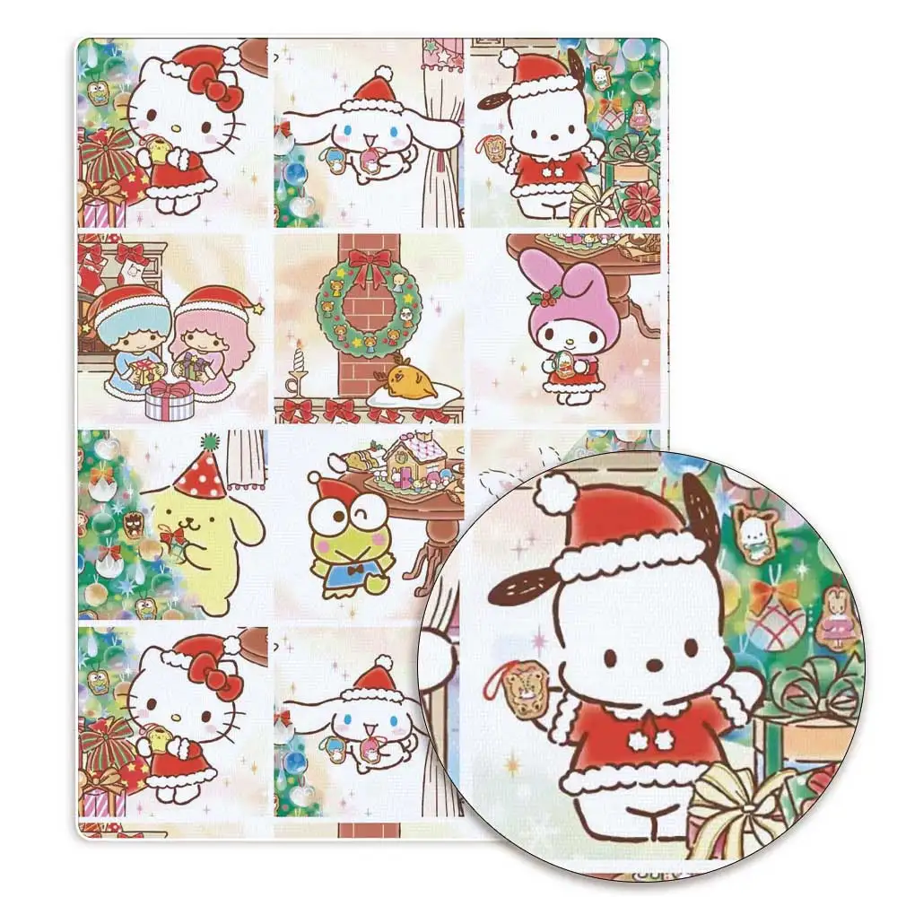 Hello Kitty 140x50CM Cartoon Polyester cotton fabric Patchwork Tissue Kid Home Textile Sewing Doll Dress Curtain cotton Fabric