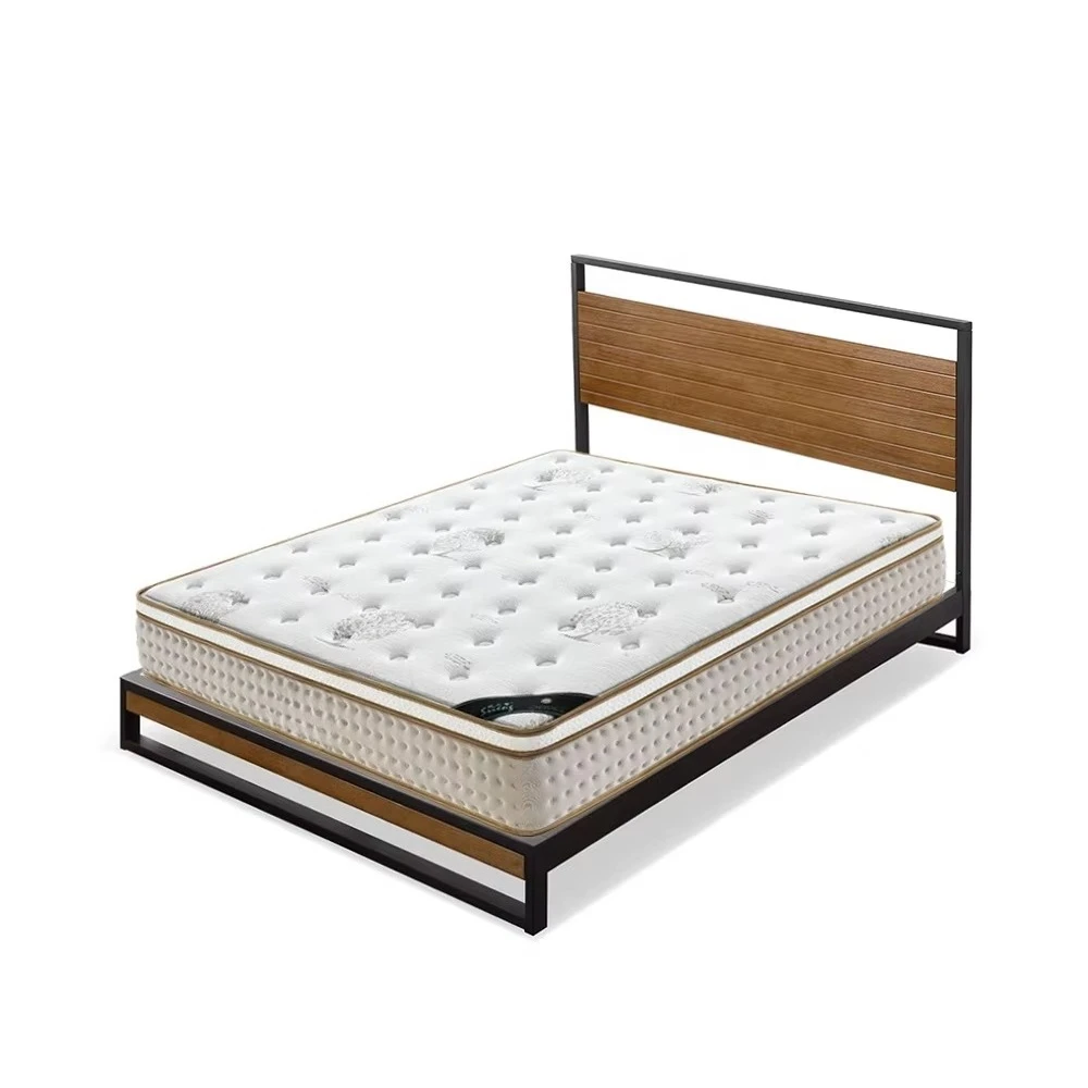 Club Hotel Round Bed Classic Zoned Pillow Top Chinese Inner Spring Mattress Designer