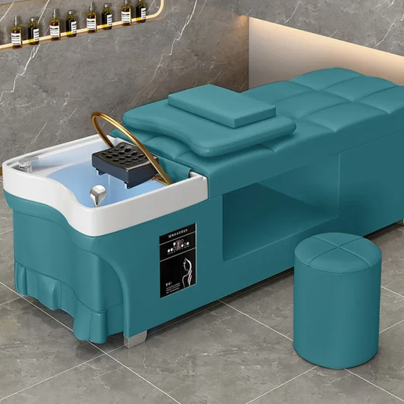 

Fashion Men's Shaving Salon Backrest Chair Shampooing Japanese Living Room Recliner Professional Chuveiro Washbasin Makeup Bed