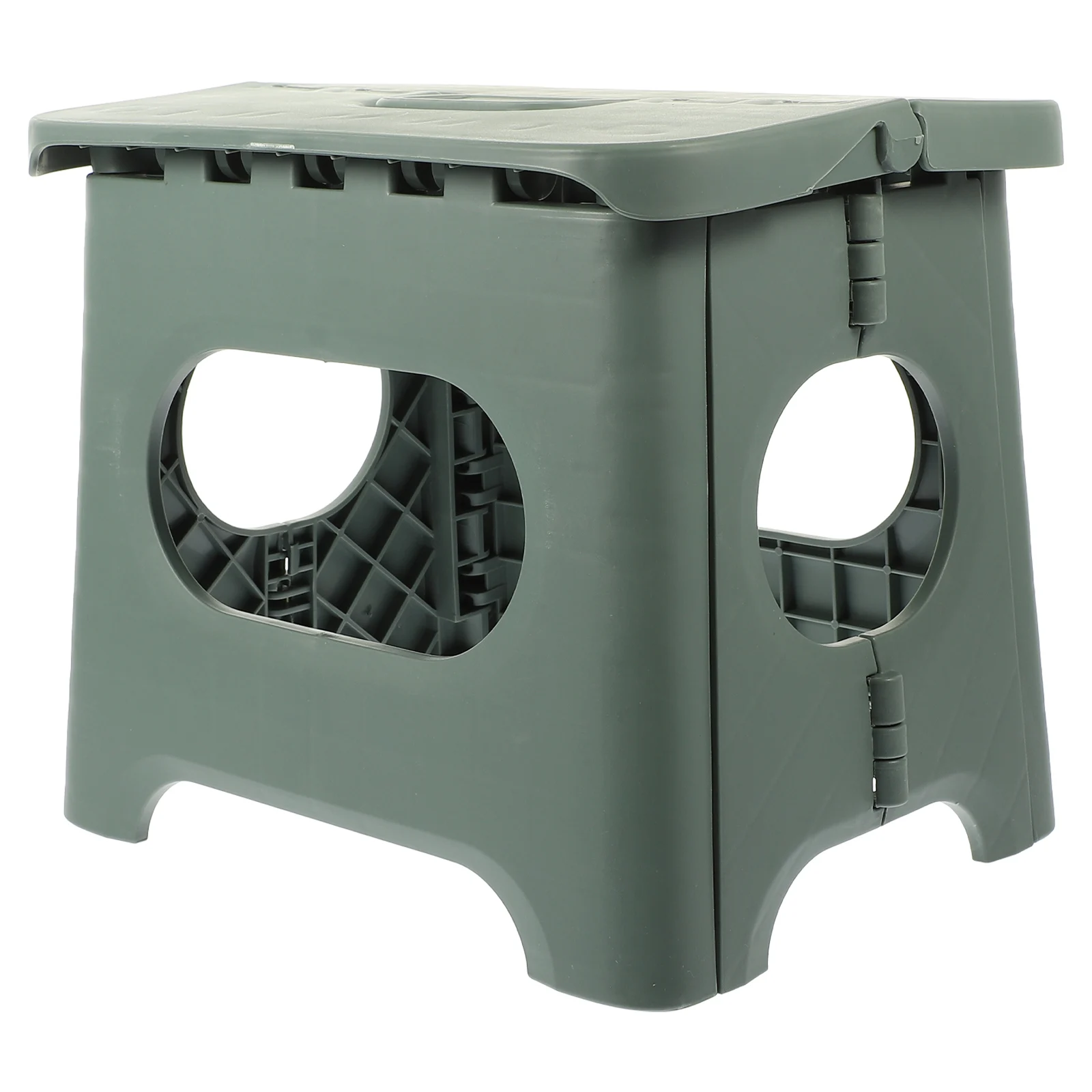 

Seat Folding Chairs Stool Convenient Foldable Fishing Picnic Olive Stools