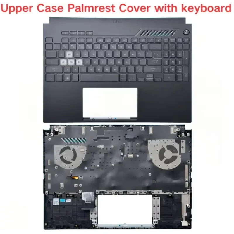 Для ноутбуков ASUS A15 F15 FA507 FX507 FX507Z FX507ZM FX507ZR FX517 верхняя часть корпуса с подсветкой клавиатуры.