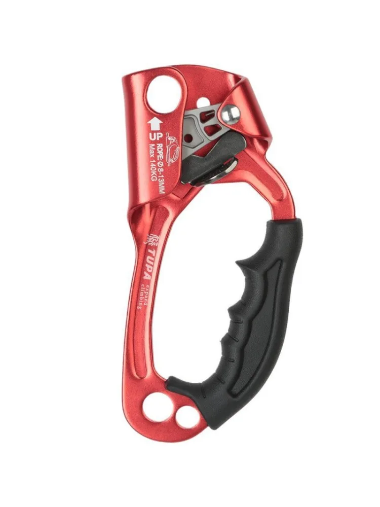 Rotsklimmen Ascender Rechts Links Handgreep 8mm-13mm Touw Klimmer Bergbeklimmen Riser Katrol - afbeelding 2