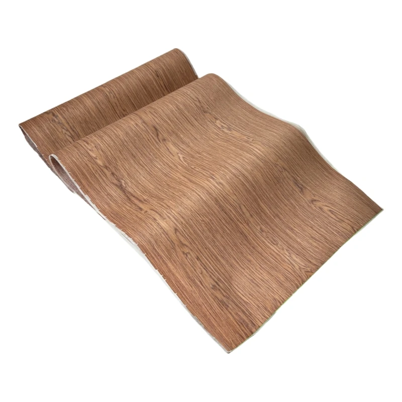 55cm*250cm Reconstituted Cherry Veneer with Non-woven Back, 0.25mm Thin Veneer for Furniture Renovation, Natural Wood Veneer