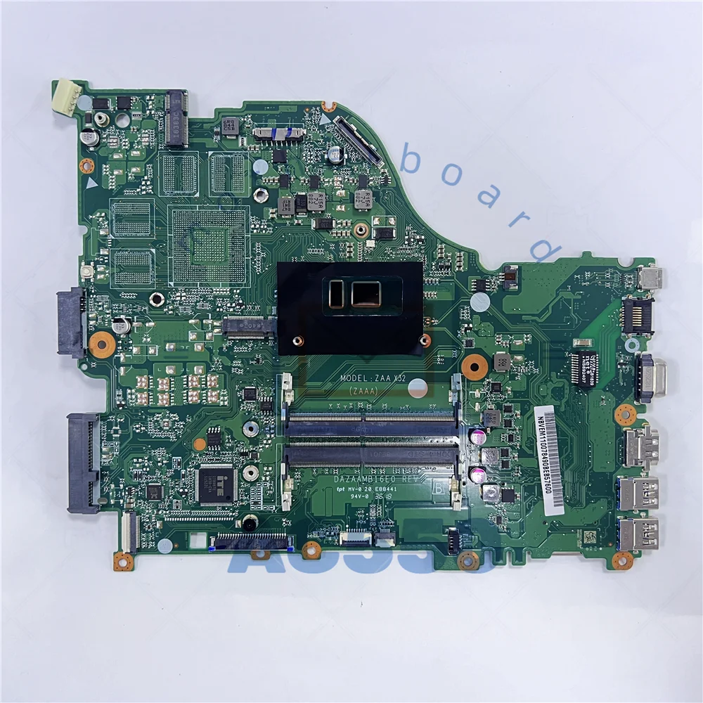 

Laptop Motherboard DAZAAMB16E0 For acer E5-575 E5-774G F5-573 E5-575G i3-7130U Fully tested and works perfectly