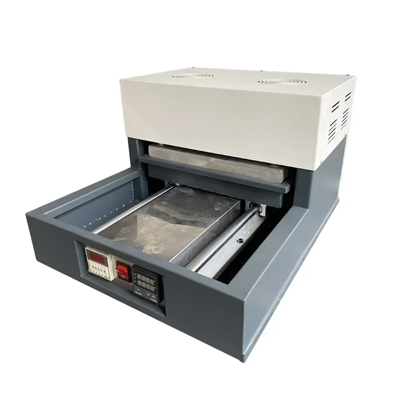 Small manual card scissors scrubbing ball blister packaging sealing machine toy toothbrush