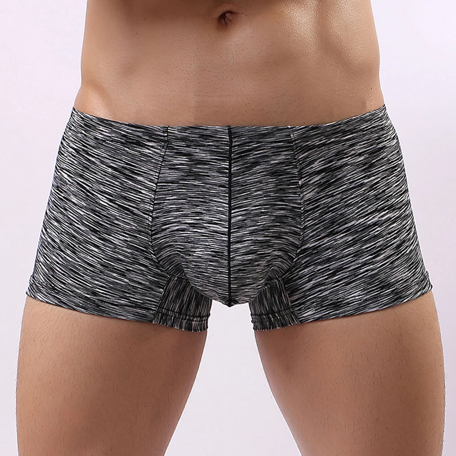 Mens Casual Comfort Briefs Mesh BreathableClearBoxers Mens Briefs Cool Underpants