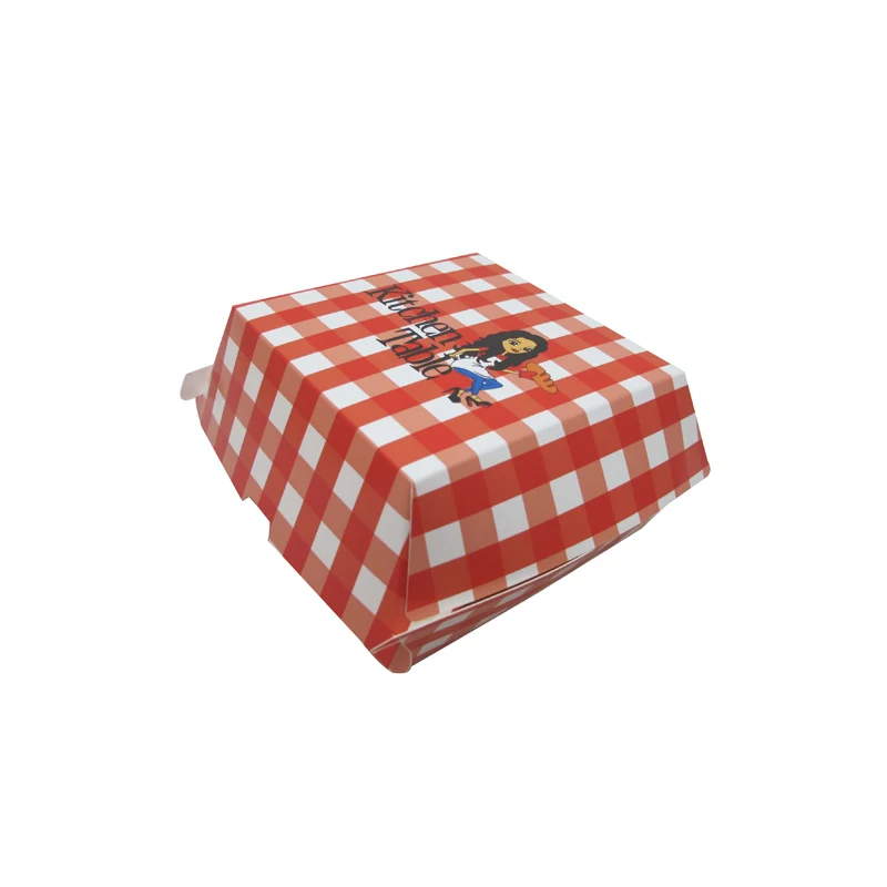 Customized productCustom Paper Burger Box For Burger Packaging