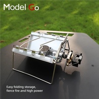 Portable Camping Card Stove 2800W Portable Folding Gas Burner Outdoor Picnic Travel Cooking Grill Cooker Free storage bag