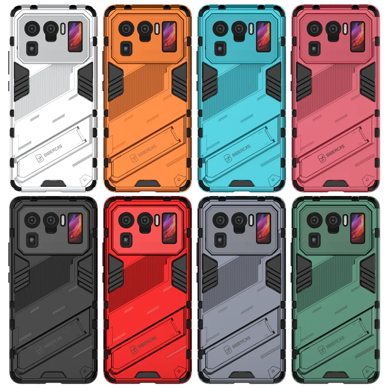 For Xiaomi Mi 11 Ultra Case Cover Shockproof TPU Bumper Bracket KickStand Holder Armor Phone Cover For Xiaomi Mi 11 Ultra Case