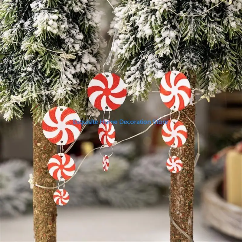 

L5bf 30pcs сладкая конфеты подвесные конфеты дизайны конфеты рождественская елка висящая орнамент стильный кулон деревьев