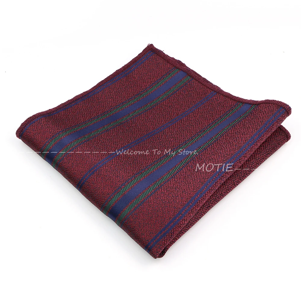 Mouchoir Hanky en polyester pour hommes, mouchoir de poche, fleur de cajou, convient aux affaires, jour des amoureux, cadeau de fête de mariage, 03/Wear, Craings.com