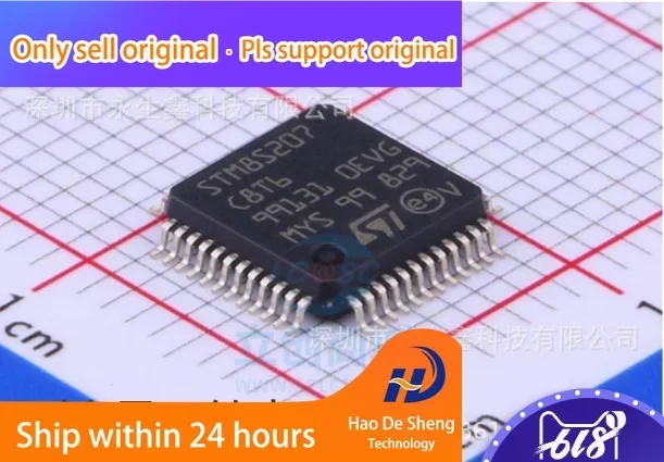 

10PS/LOT STM8S207C8T6 STM8S207C8T6TR QFP-48 New Original In Stock