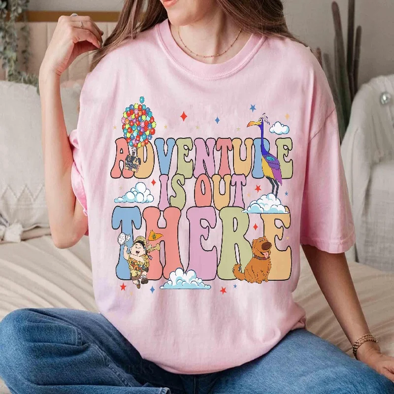 

Disney Carl Ellie You Are My Greatest Adventure Shirt Disneyland Up Movie Couples Tee Disney Family Trip 100% cotton Shirt