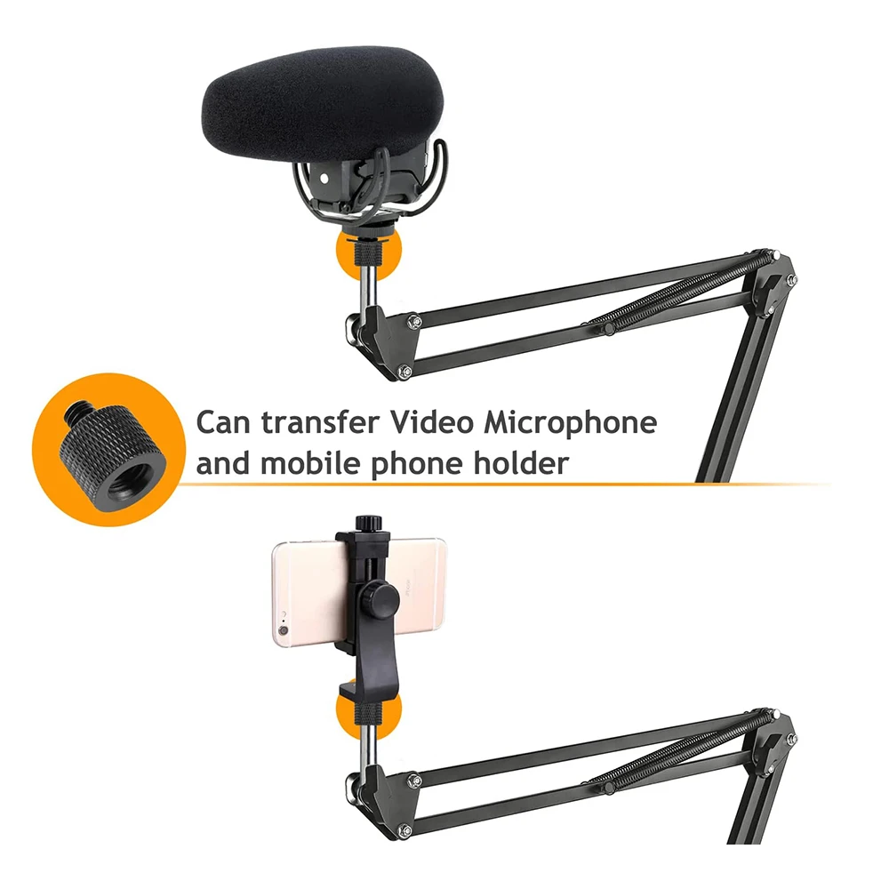 4PACK Mikrofon Adapter 3/8 "Buchse auf 1/4" Stecker Konverter Gewinde Schraube Halterung für Kamera/Stativ/einbeinstativ/Licht Stehen/Mic Stand