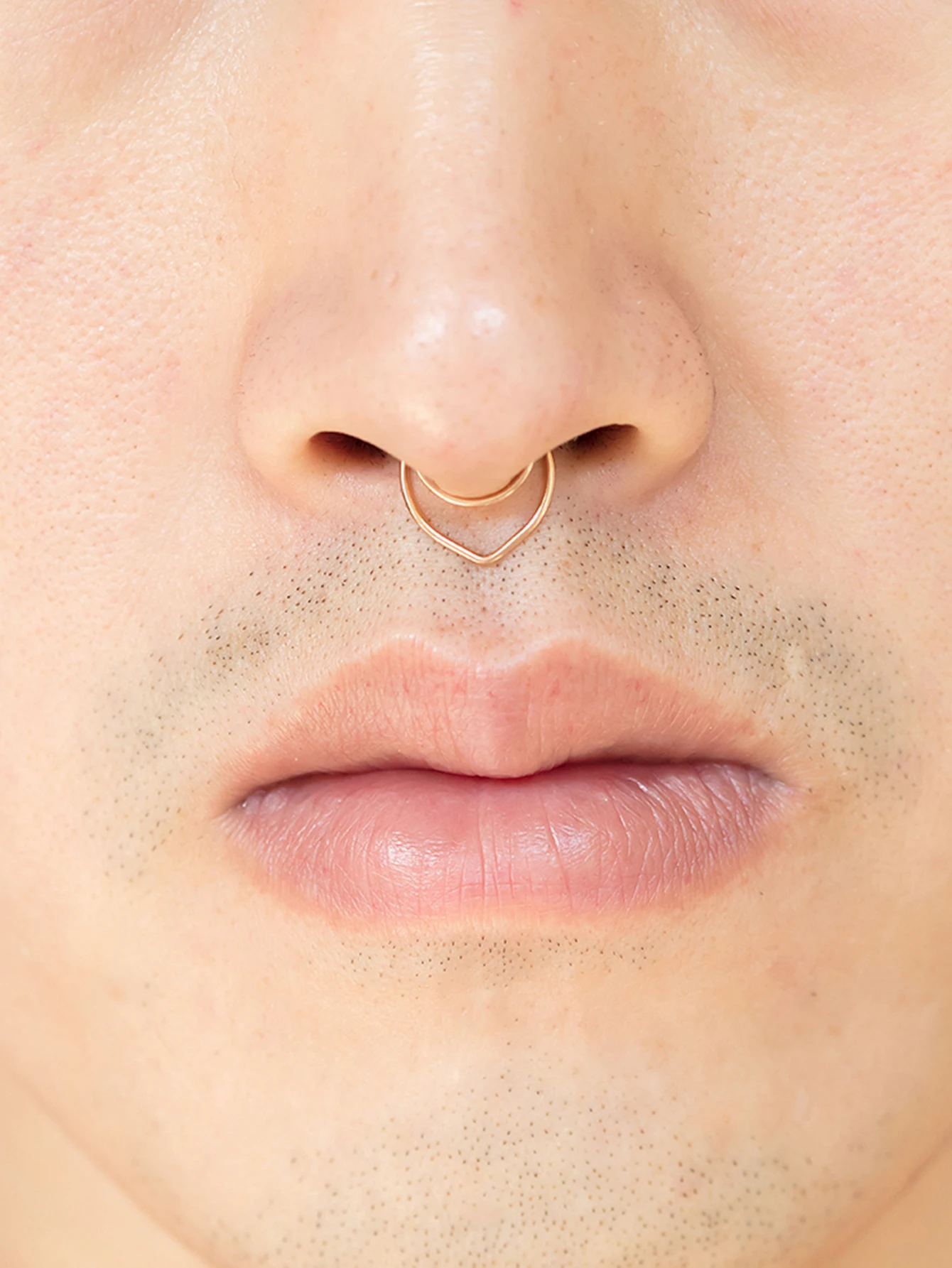 1pc Fashion Punk Fake Nose Septum Rings Hoop Stainless Steel Faux Nose No Piercing Clip Septum Nose Rings Fake Piercing Jewelry