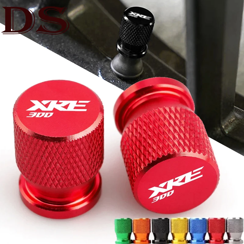 Hot Deal For Honda XRE300 XRE 300 Motorcycle Accessories CNC Aluminum Tyre Valve Stem Cap Wheel Air Port Cover Dust Cover 1 Pair