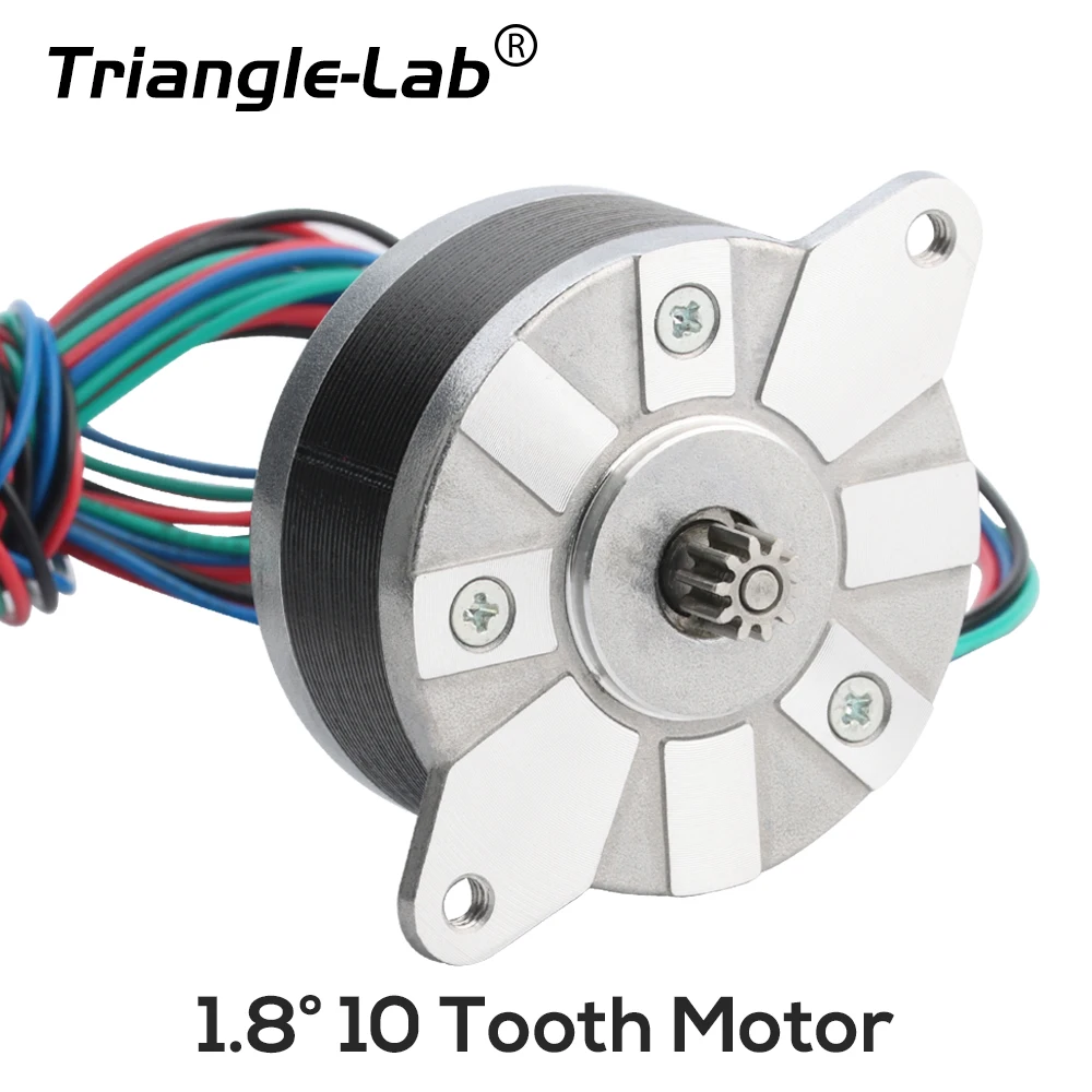 

C Trianglelab 1.8° Pancake Stepper Motor 10 Teeth for Sherpa MINI Extruder Libra MINI Extruder Afterburner Voron Stealthburn